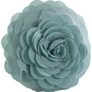 Flower Floral Round Throw Pillow