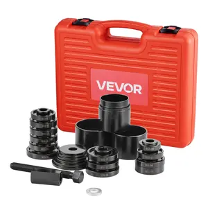 Summervibes VEVOR Wheel Bearing Press Kit, 23 PCS FWD Bearing Puller Tools, for Front Wheel Drive Bearing Removal and Installation, Wheel Bearing Tool with Sliding Screw, Bushings, Sleeve Plates, Storage Case