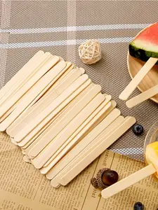 50pcs Wooden Popsicle Stick ice cream moulds, lolly
