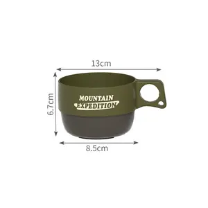Outdoor Convenient Water Cup Coffee Cup Casual Cup Camping Portable Tea Cup Eco-friendly Design Home Couple Picnic essentials Compact Charcoal Grill