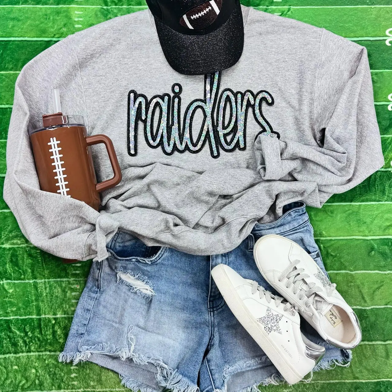 Raiders Sequin Patch