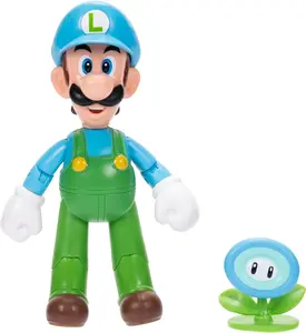 SUPER MARIO World of Nintendo 4" Ice Luigi Figure