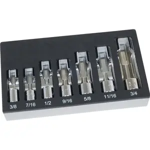 Lisle LIS-13180 SAE Flare Nut Socket Set - 7 Piece
