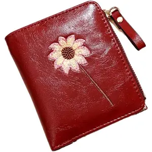 Cherry Cute  Wallet Cute Purse  Pocket Small Wallet for Women Zip Y2k Mini Leather  Wallets with Zipper