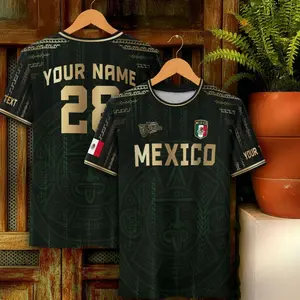 Personalized Mexican Jersey Soccer, Custom Name & Number Mexican Soccer Jerseys
