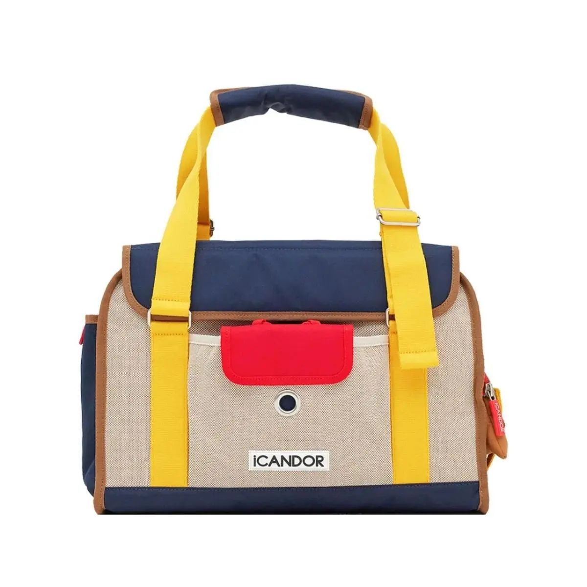 Icandor iBagSassy Dog Pet Carrier Cream L 44*20cm