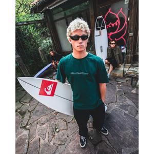 Quiksilver | Electric Connections Mercury T-Shirt | Graphic Print Soft Hand Feel | Surf & Swim & Summer & Everyday Wear