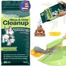 Sprinkle & Sweep Pet Mess & Odor Cleanup Powder Dog & Cat Urine, Vomit & Diarrhea Cleanup, Activated Carbon Odor Control, Bamboo Mint & Lime Scent, Easy Sweep-Up, 1 Bag