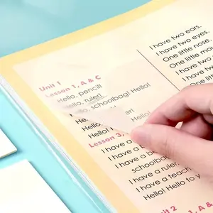 2pcs Transparent Waterproof Sticky Notes, 50 Sheets Self-Adhesive Memo Pads, School Office Supplies, Stationery for Study & Work