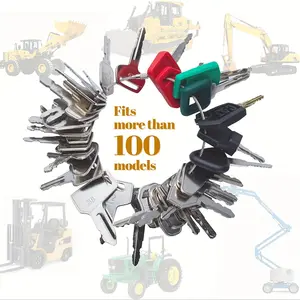 WAH LIN PARTS 39 Heavy Equipment Construction Master Ignition Keys Set For Caterpillar For Volvo JD For Terex For Hyster Genie Case For Komatsu For Indak For Kubota And More