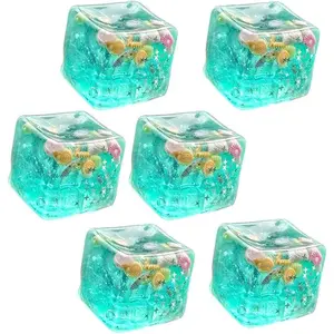 New - Realistic Squeezeable 3D Cartoon Character Figurine with Cube, Endless Crunching Sensation, Durable for & s, Fidget Gift for Christmas, Birthdays, Parties (Multicolor)