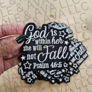 God Is Within Her Hat Patch (3 Patches)