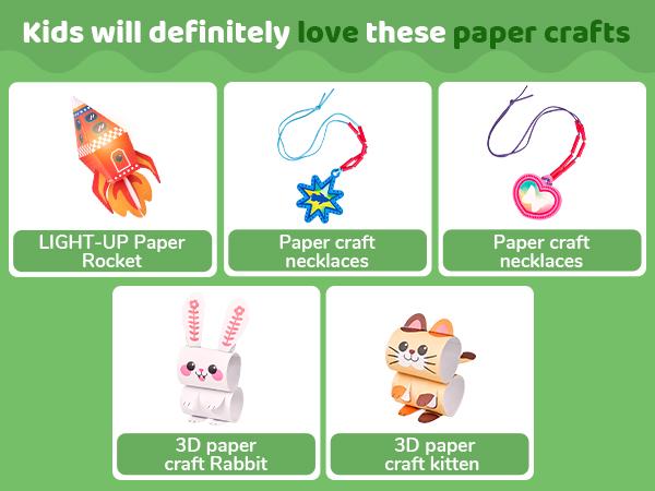 JoyCat Scissor Skills Activity Book, 4 Progressive Levels to Learn Cutting for Kids, 27 Fun Crafts with Child-Safe Scissors, Develop Fine Motor Skills, Ideal Christmas Gift & Arts and Crafts