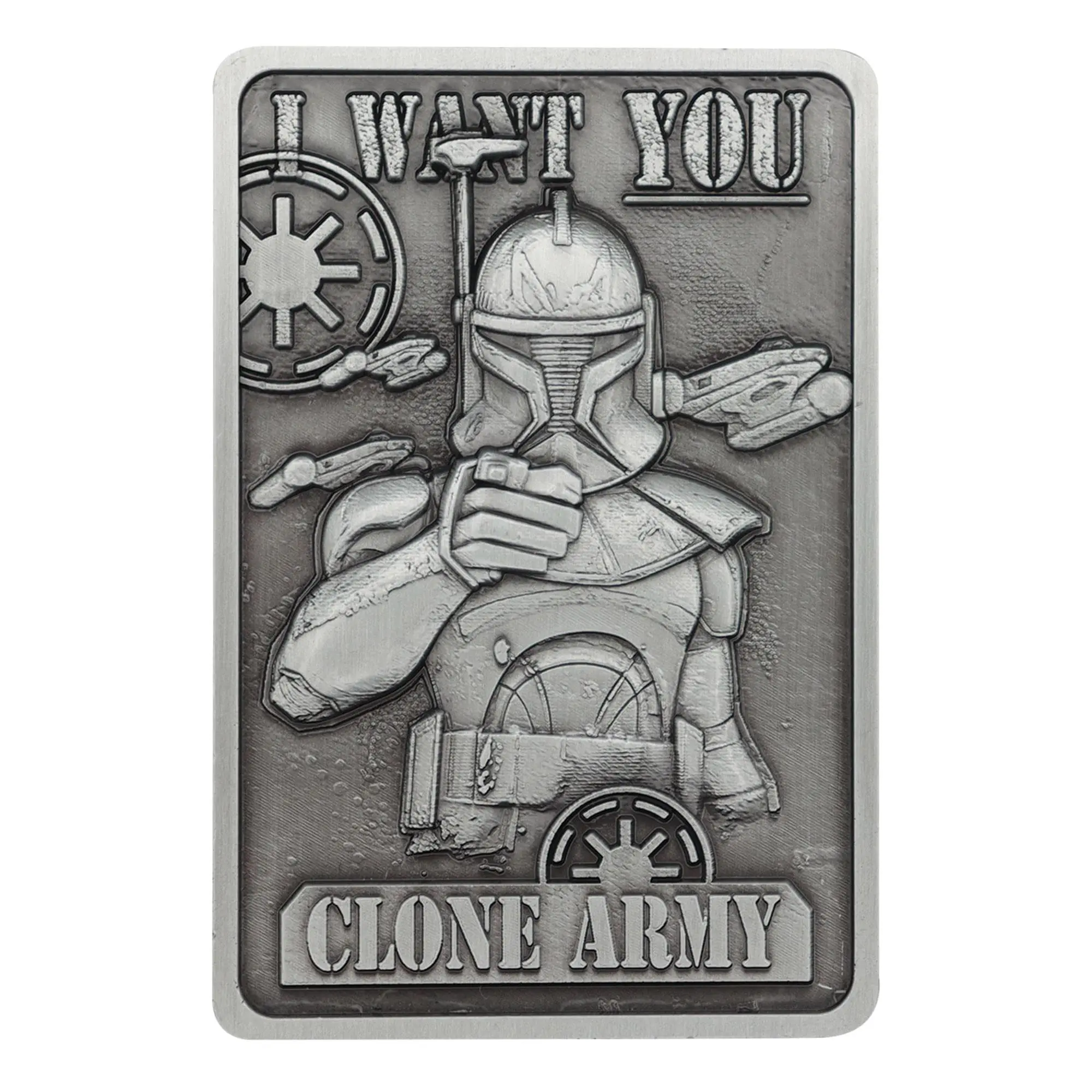 Star Wars: The Clone Wars Captain Rex Limited Edition Embossed Metal Ingot