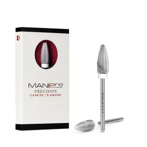 KUPA Typhoon Fine Professional 3/32'' Carbide Acrylic Gel Bit for Acrylic Gel Dip Powder Removal, Nail Manicure, Pedicure, Fine Grit, 1 Item (Right Hand Only)