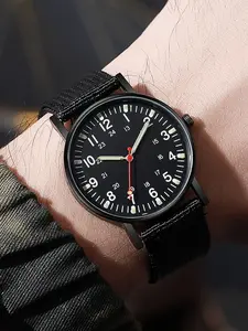 Fashionable casual temperament business watch simple and fashionable men's watch set