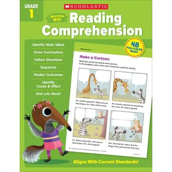Scholastic Success with Reading Comprehension Grade 1 Workbook ...