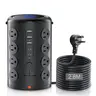 Surge Protector Power Strip 10 FT Cord, TenTrend Vertical Power Tower with 16 Outlets and 5 USB Ports (2 USB-C), 1875W 2000J Charging Station for Home Office Desk, Dorm Room Essentials, Black