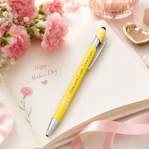Private customization — Add engraving in Order Note or DM with your order number. Custom Mixed-Color Metal Pen — Engraved text or logo, Mother’s Day special, single or 5-pack.