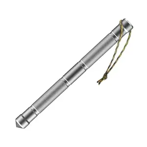 Viral Outdoor Multitool!6-in-1 Stick with Knife, Fork, Compass & Whistle| Camping & Car Survival Must-Have