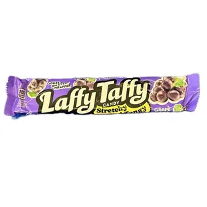 Laffy Taffy Candy - Grape Flavor - Stretchy and Tangy - Sweet Snack Bite Candy Chewy Chewy laffy taffy fruity candy Bonbon