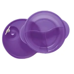 Microflash Purple 825ML with 3 Dividers - Color, Compact Design