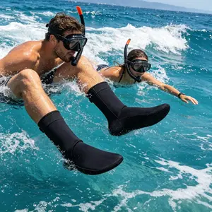 Unisex Dive Socks, Beach Surfing & Snorkeling, Non-Slip Warm Waterproof Comfort Design, Ideal for Diving Gear, Reliable Footwear for Men & Women