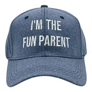 Im The Fun Parent Hat Funny Sarcastic Parenting Novelty Baseball Cap Funny Hats Funny Sarcastic  Novelty Caps for Men Blue - Im Standard