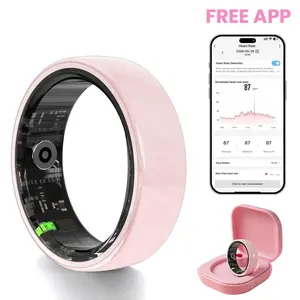Smart Ring, Smart Health Ring for Women, Features Heart Rate, Blood Oxygen, Sleep Monitoring, Pedometer, and Fitness Tracker.