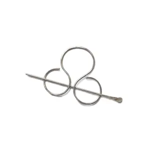 Silver Lyra Hair Pin