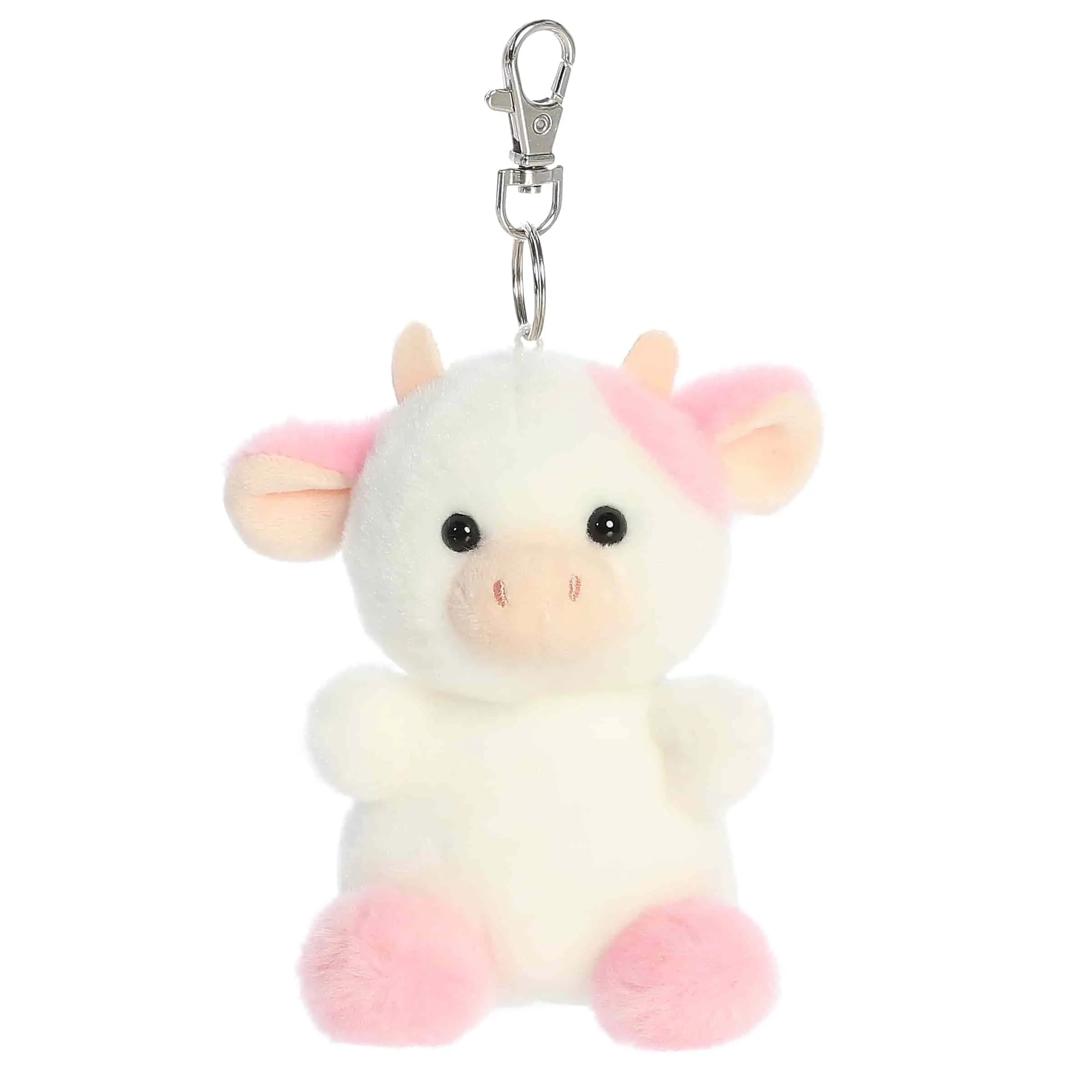 Palm Pals Adorable Belle Strawberry Cow Pink Soft Plush Collectable Stuffed Animal Palm Pals Adorable Belle Strawberry Cow Pink Soft Plush Collectable Stuffed Animal
