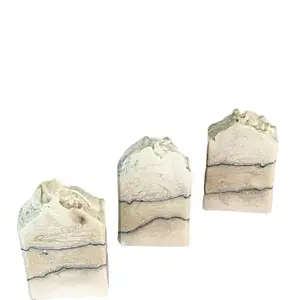 Cream Soap | Cocoa Butter Soap | Activated Charcoal | Milk Scented | Coconut Milk | Bar Soap | for Him | Butter Body Care Cleansing | Acne  Nourishing