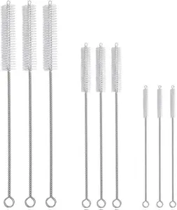 9-Piece Straw Cleaner Brush Kit for Stanley - (3-Size) Extra Long Pipe Cleaners, Straw Cleaning Brush for Tumbler, Sippy Cup, Bottle and Tube