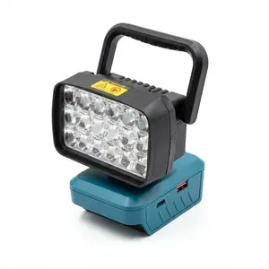 18 LED Work Light Spotlight USB Output, Efficient Adapter for Makita 18-20v Li Battery, High Performance Lighting Solution, Portable Work Light