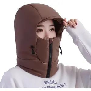 Unisex Hat Trapper Hat with Neck Warmer Hat for Outdoor Winter for Skiing Camping Hiking