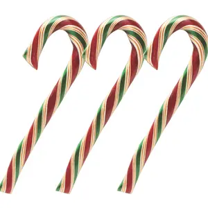 Raspberry Candy Canes Filled with Chocolate