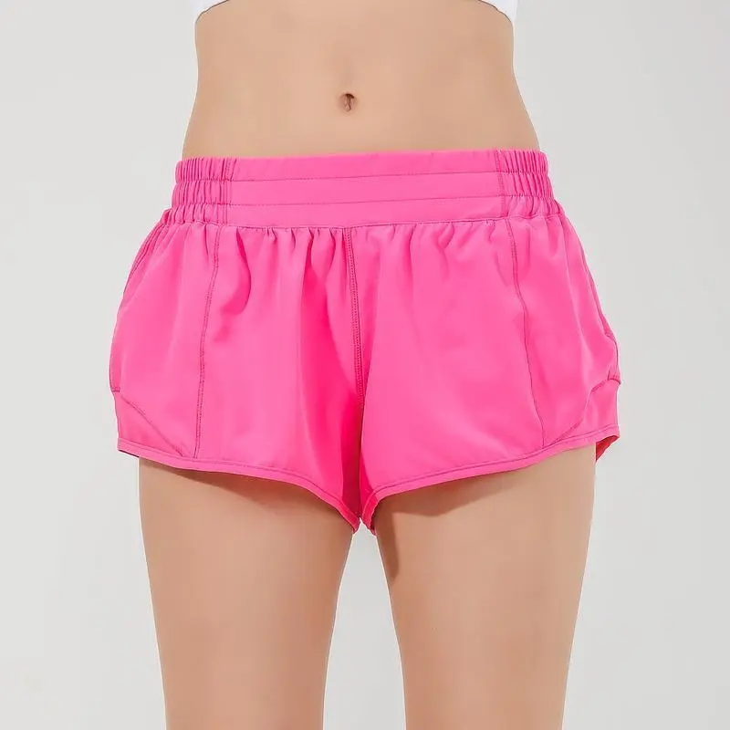 Women's High Waisted Tummy Control Running Shorts, 2.5" Quick Dry Athletic Shorts with Liner and Zipper Pocket for Workout, Fitness, Comfy, Women's Clothes, 2.5 Inch Inseam Shorts