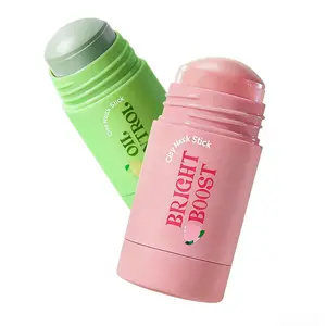 BEDOOK Bright Boost Clay Mask Stick & Oil-Control Clay Mask Stick（2-Piece Set）| Blackhead Remover ,Deep Pore Cleansing & Non‑Drying Gentle Exfoliating