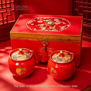 Pre Yunjin Red Zhengshan Souchong Black Tea 320g（160g×2 tins）, Classic Tongmuguan Origin Lapsang Souchong, Honey Sweet Aroma Whole Leaf Tea