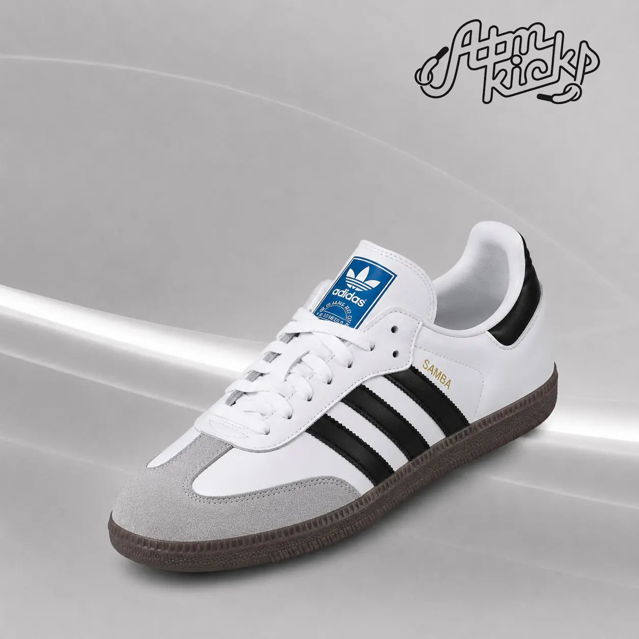 adidas Samba OG Cloud White Core Black (Women's) Women's Authentic Shoes Footwear Sneaker Trainer Comfortable Walking Fashion Trending Gift
