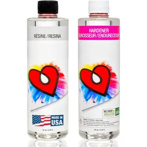 Epoxy  - High-Gloss Clear Coat for Artwork - 32 oz (16 oz  + 16 oz hardener) (946 ml)