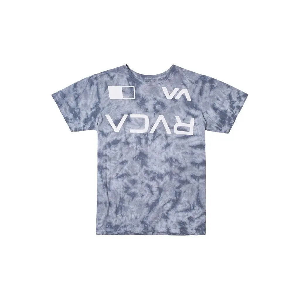 RVCA VA Sport Billboard Allover Dye Sporty T-Shirt - Super Soft Cotton Short-Sleeve Screen-Printed Workout Activewear, Gym Wear for Yoga, Yoga Gym Activewear, Athletic Sports T-Shirt