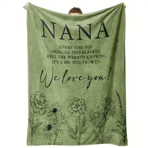 Ultra-Soft Gift for Nana, Lightweight Cozy Gentle Soft Blanket, Perfect Birthday Present for Grandmother, Christmas & Holiday Gifts for Grandma