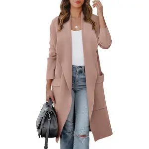 Women's Long Cardigan Sweater 2025 Fall Fashion Casual Oversized Knit Open Front Coatigan Jacket Coat Outfits