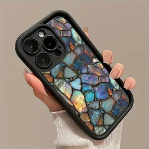 Marble Trend Hot Sale Matte Texture Sky Staircase Pattern Phone Case, Suitable for iPhone 17/17 Air/16/16 Plus/16Pro Max/15/15Pro/15 Pro Max/14/14 Plus/14 Pro/14 Pro Max/13/13 Mini/13 Pro12/12 Mini/11/Plus/Pro/XS Max Comfortable Grip, Suitable for Friends