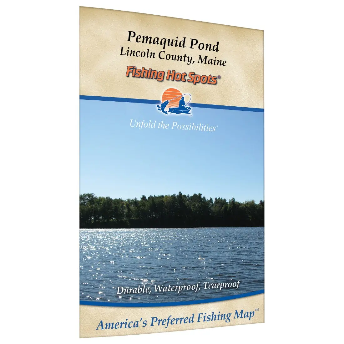 Pemaquid Pond Fishing Map - Maine Recreational Fishing Guide with Accesses, Fishery Information, Public Boat Launching Details