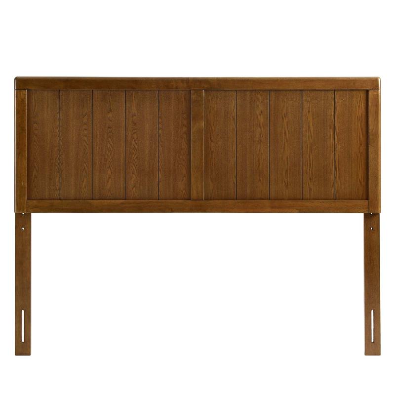Modway Robbie Full Wood Headboard in Walnut