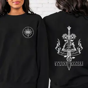 Retro Stormlight Archive Sweatshirt, Stormlight Archive 2-sided Shirt, Vintage Strength Before Weakness Tee, Gift For Book Lovers