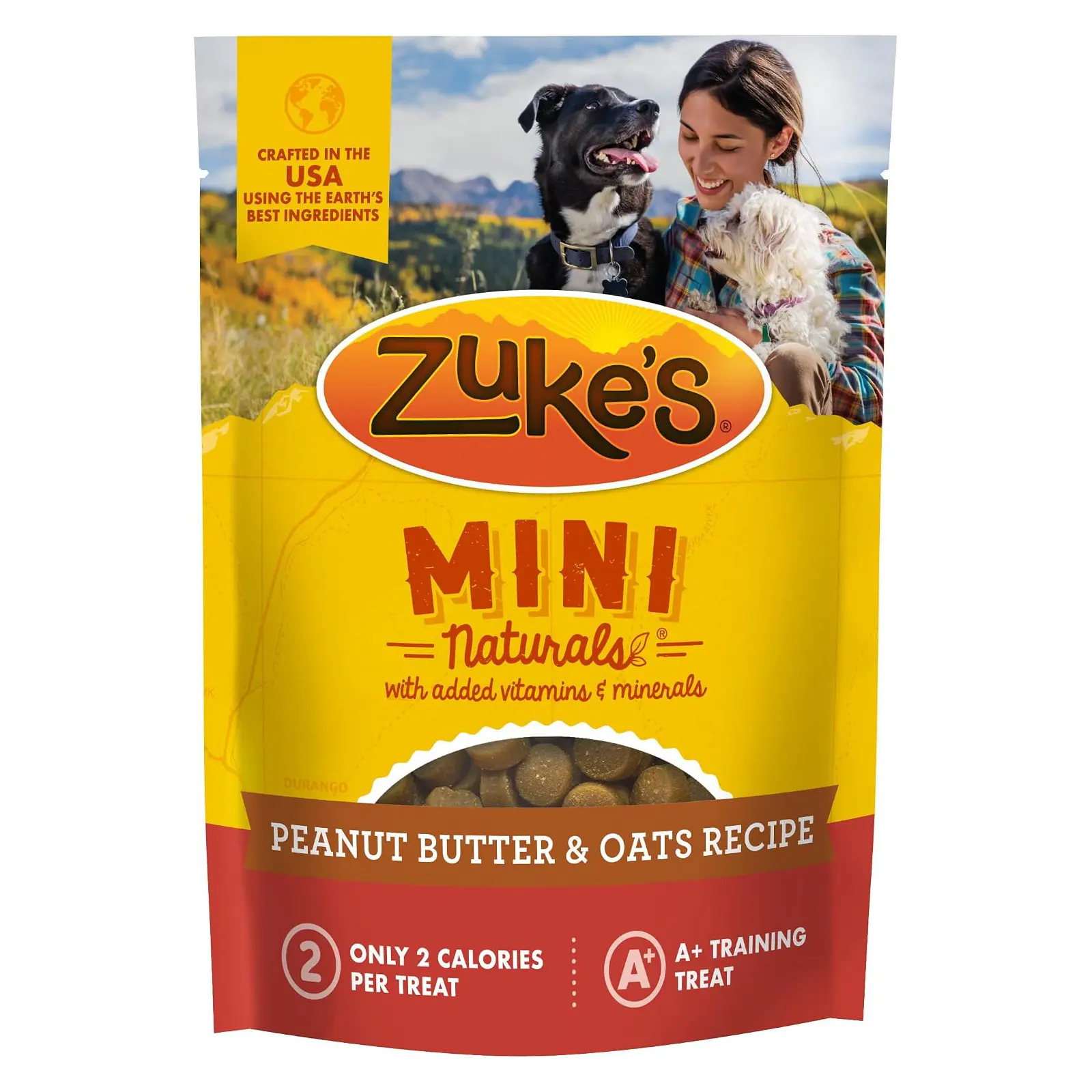 Zuke’s Mini Naturals Dog Training Treats for Dogs, Pet Treats Made with Real Peanut Butter- 16 oz. Bag
