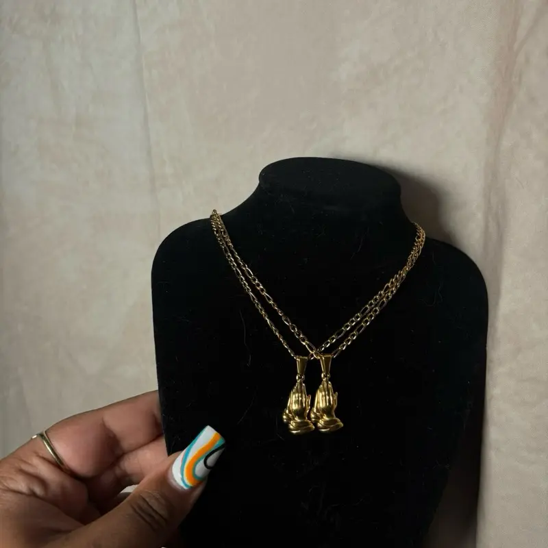 Prayer Hands Necklace